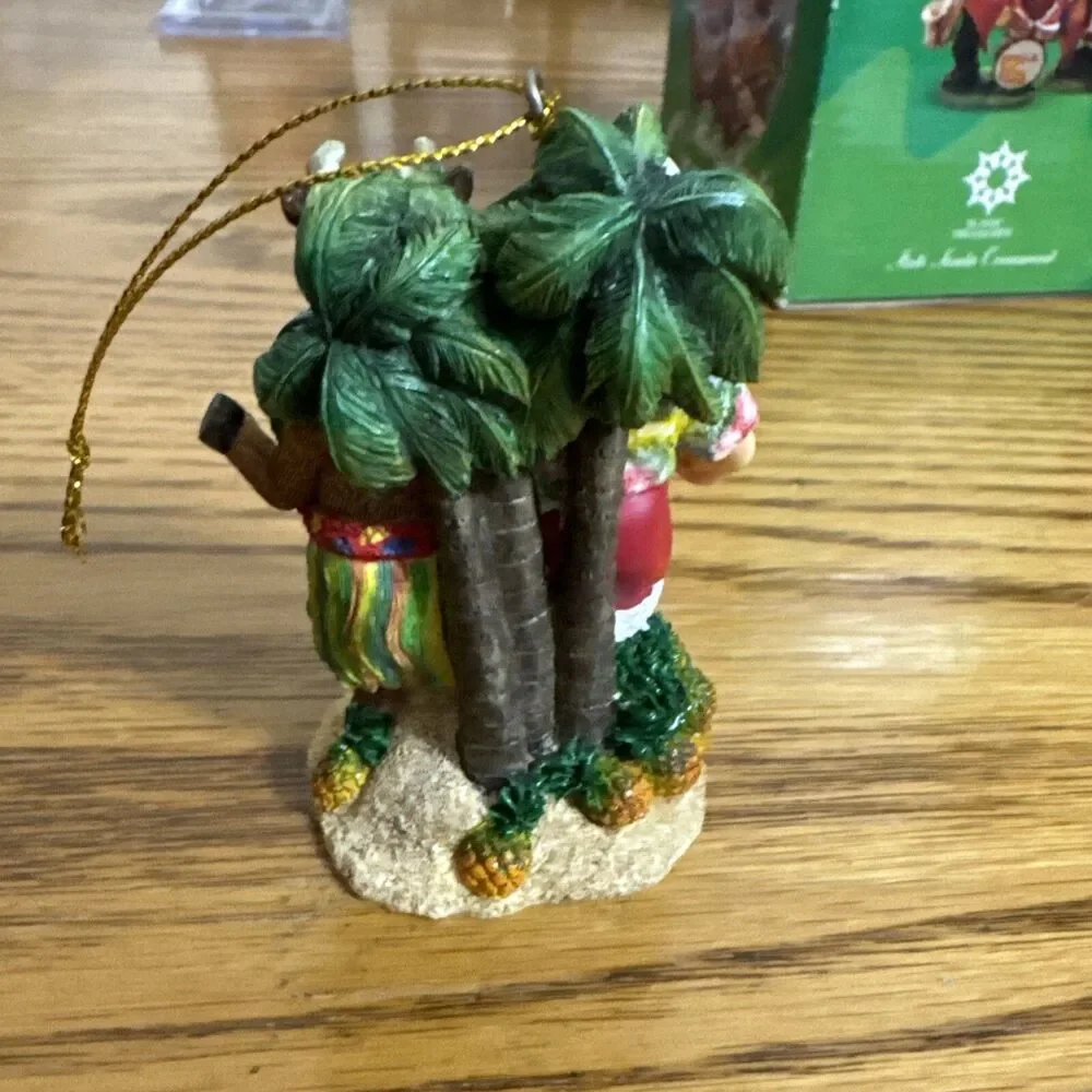 Slavic Treasures~SSO- HI1 Hawaii State Santa-Santa and Reindeer